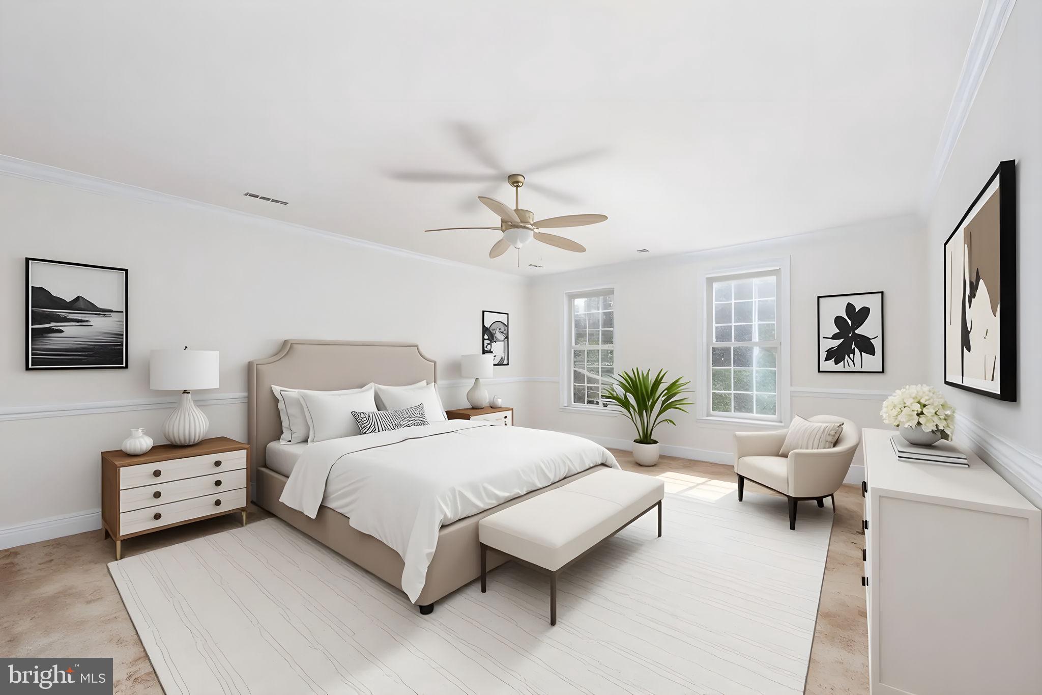 231 Kimberwick Lane Stafford, VA 22556 - Photo 42 of 78 Primary bedroom staged