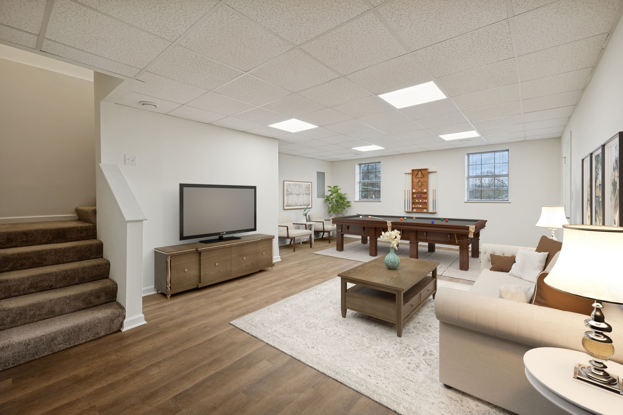 1108 Jacksons View Road Hermitage, TN 37076 - Photo 25 of 36 a living room with furniture and a flat screen tv