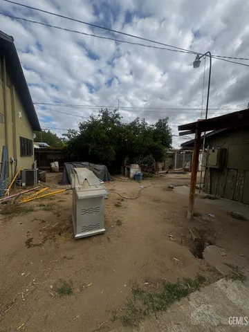a view of street with seating area