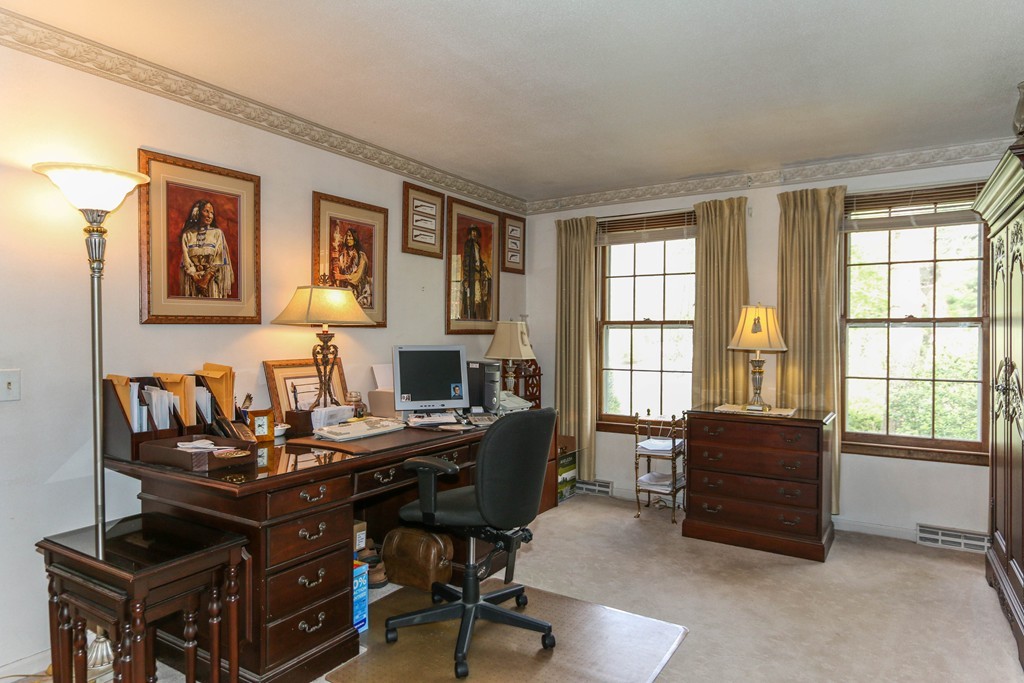 1016 Frank Smith Road Longmeadow, MA 01106 - Photo 13 of 28 a view of a workspace with furniture and a window