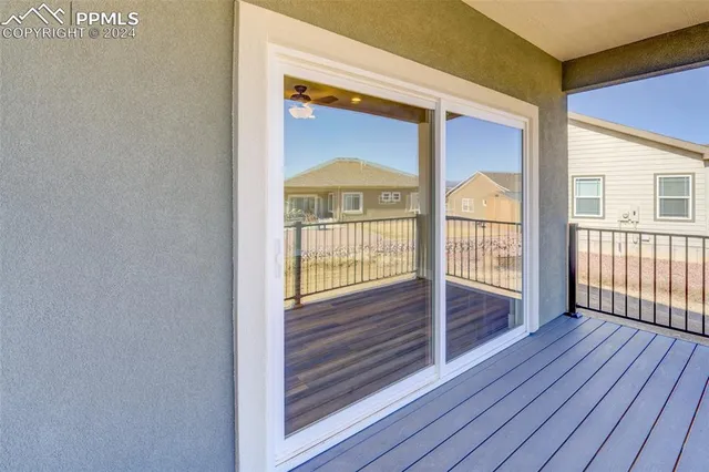 a view of front door