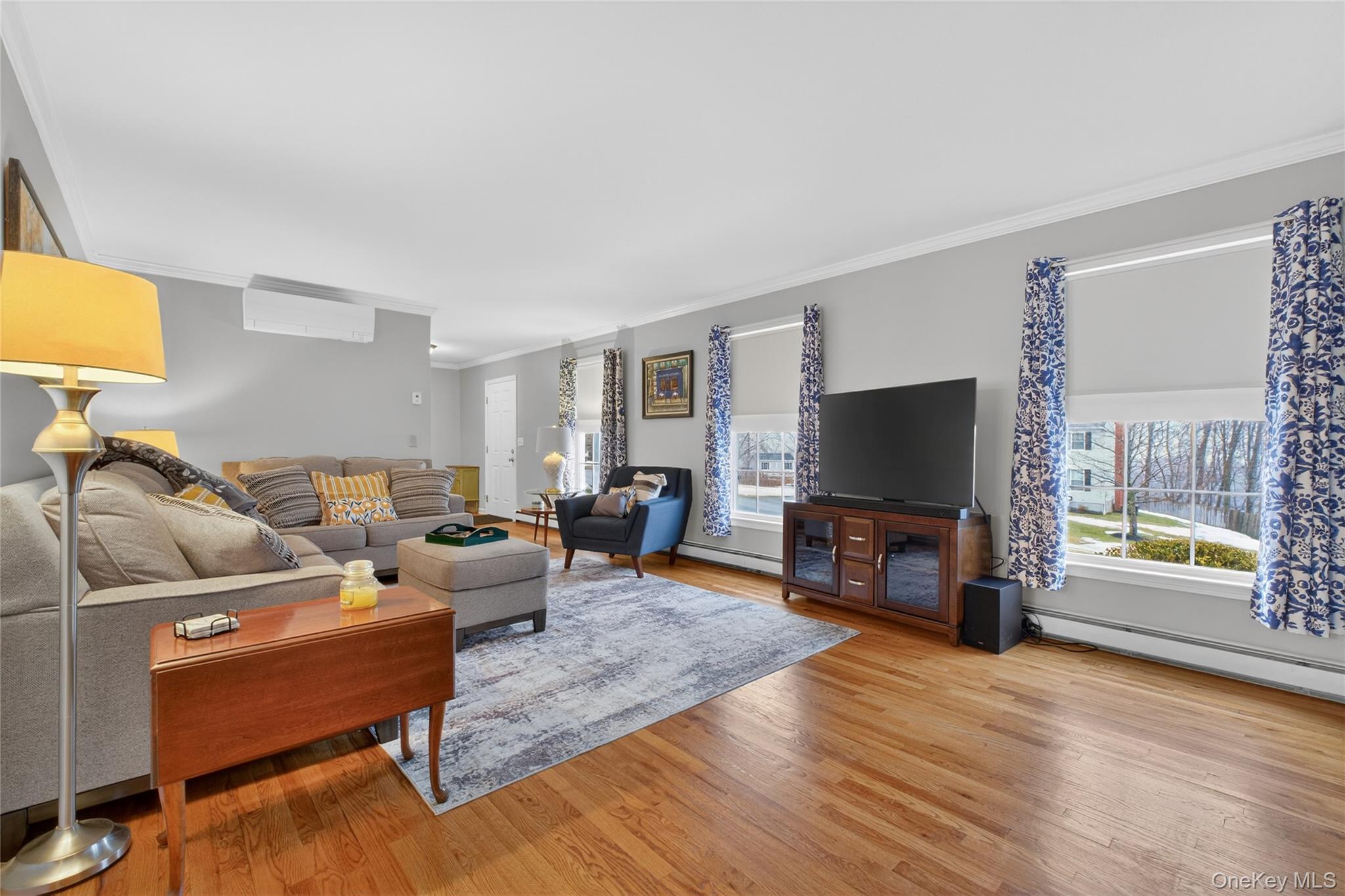 191 Forest Valley Road Pleasant Valley, NY 12569 - Photo 9 of 45 a living room with furniture and a flat screen tv