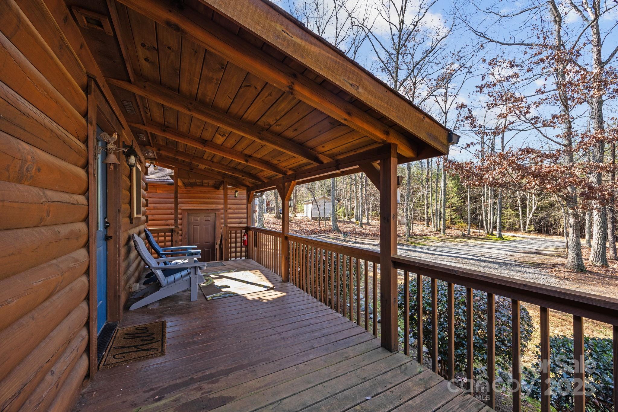 749 Buck Road Tryon, NC 28782 - Photo 35 of 45 a view of two chairs in the balcony
