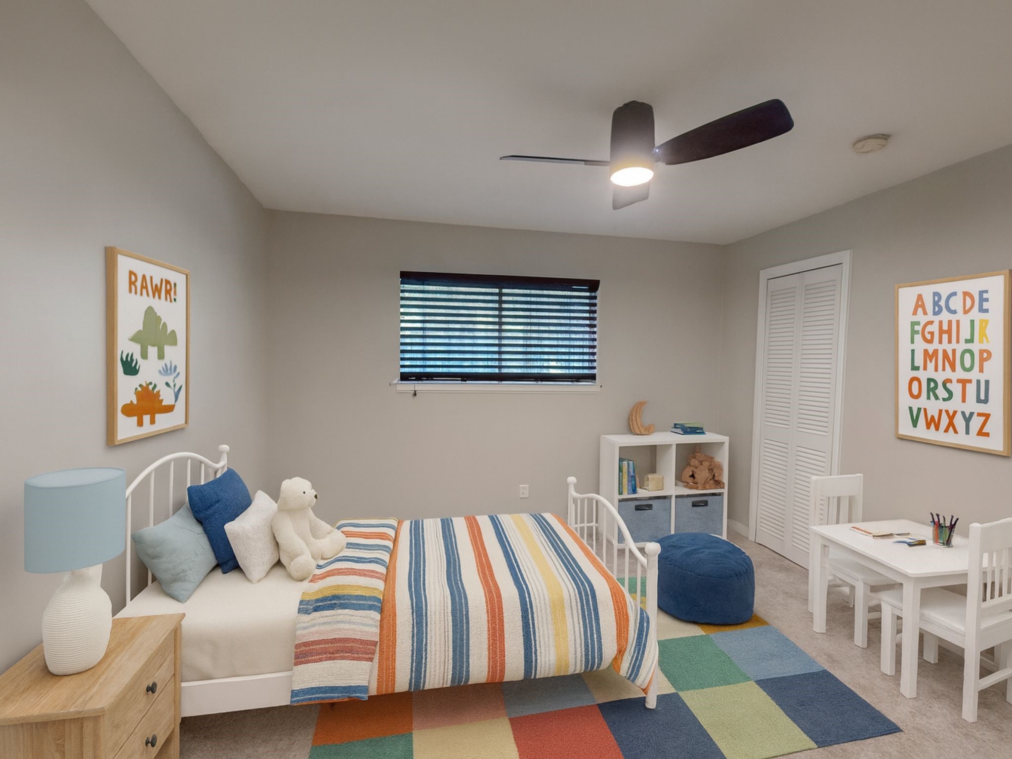 15619 Ripplewind Lane Houston, TX 77068 - Photo 17 of 31 a bedroom with a bed and wooden floor