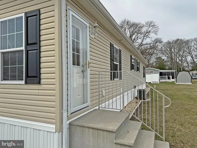 a view of a house with a door