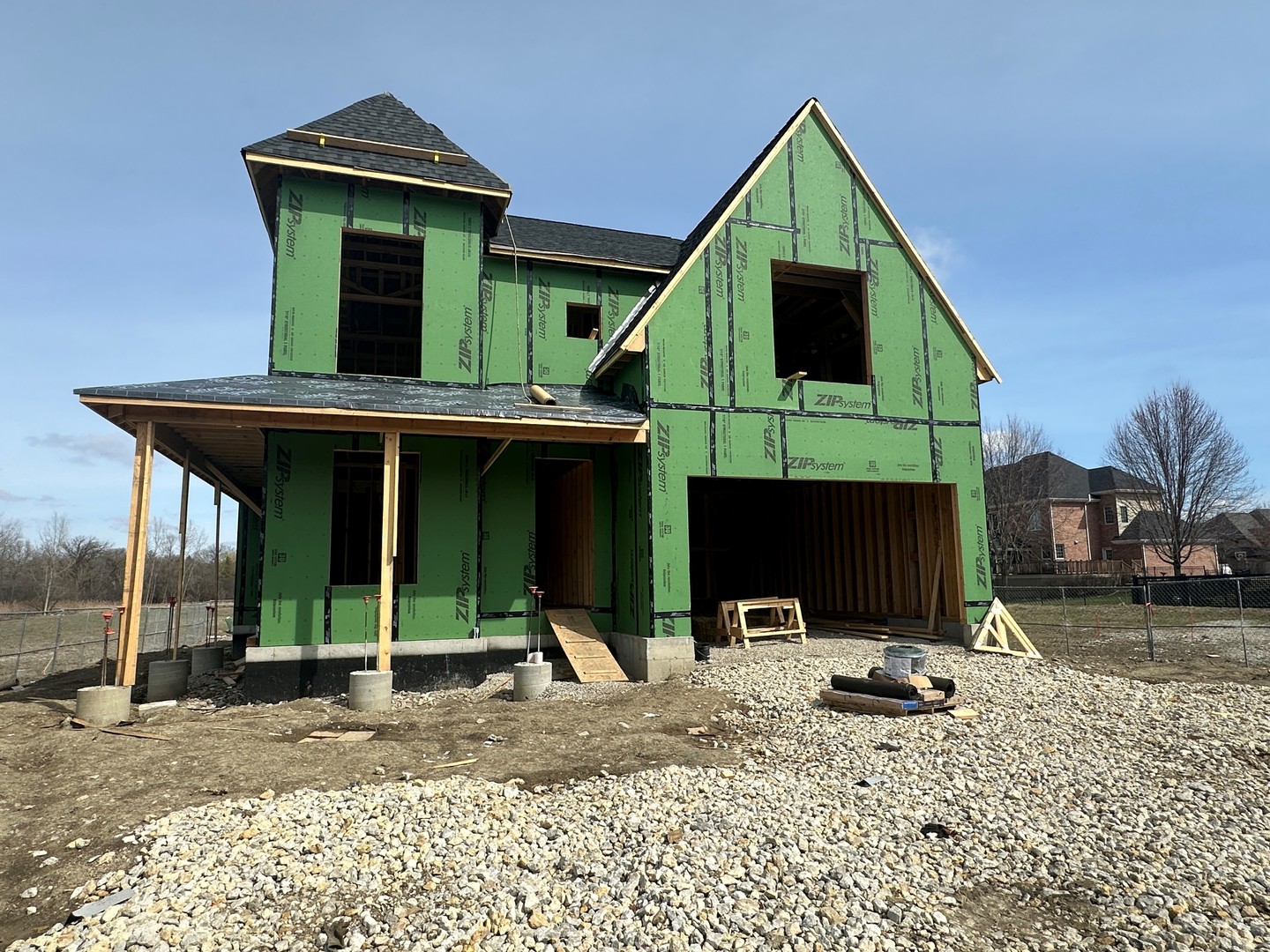 62 Miller Road Lake Zurich, IL 60047 - Photo 46 of 52 a front view of a house with garden