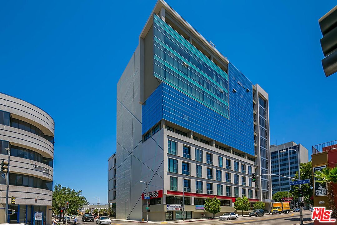 a front view of a building