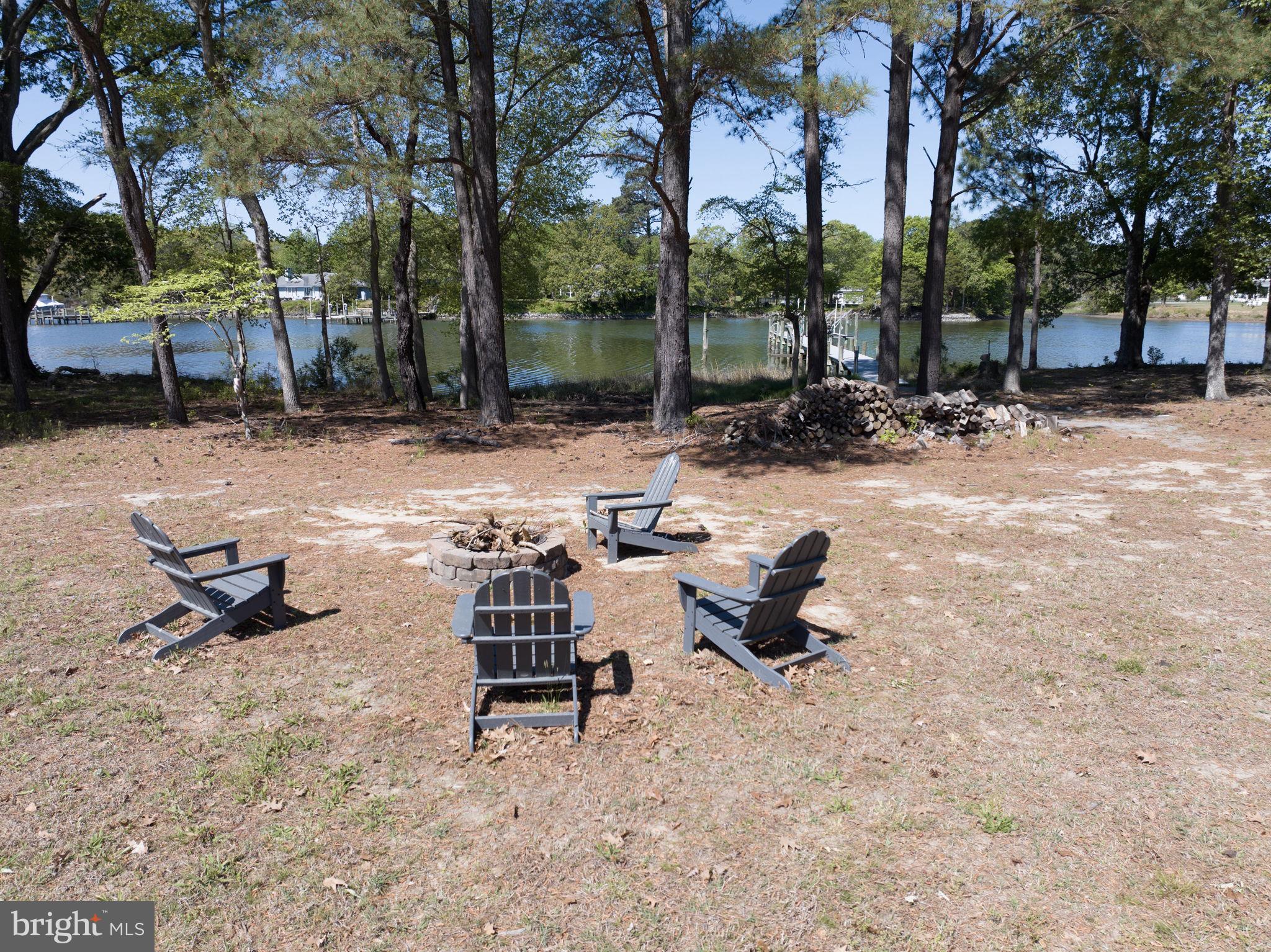 33 Lagrange Avenue Kilmarnock, VA 22482 - Photo 28 of 84 a view of a backyard with sitting area