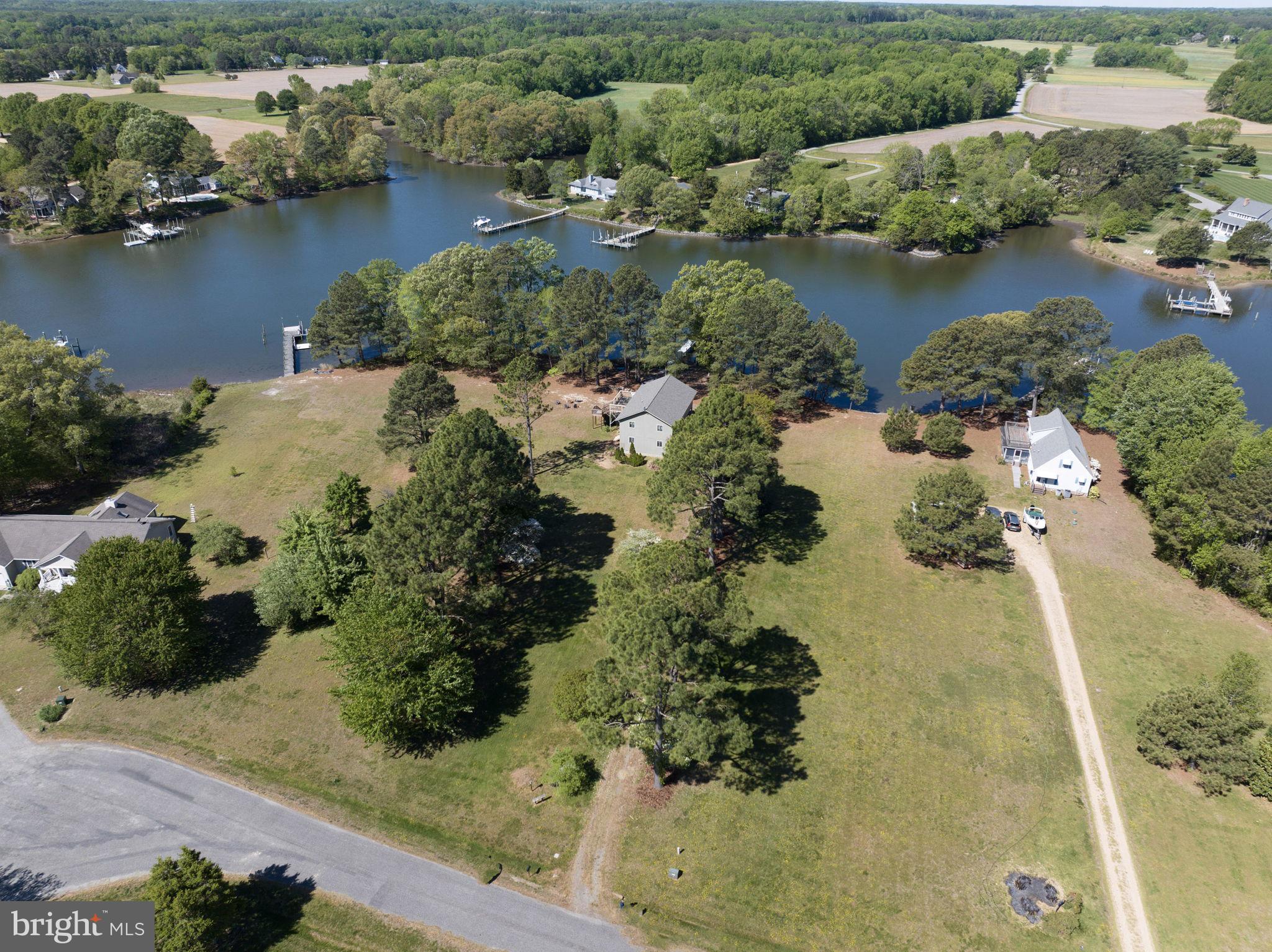 33 Lagrange Avenue Kilmarnock, VA 22482 - Photo 32 of 84 an aerial view of lake residential house with outdoor space