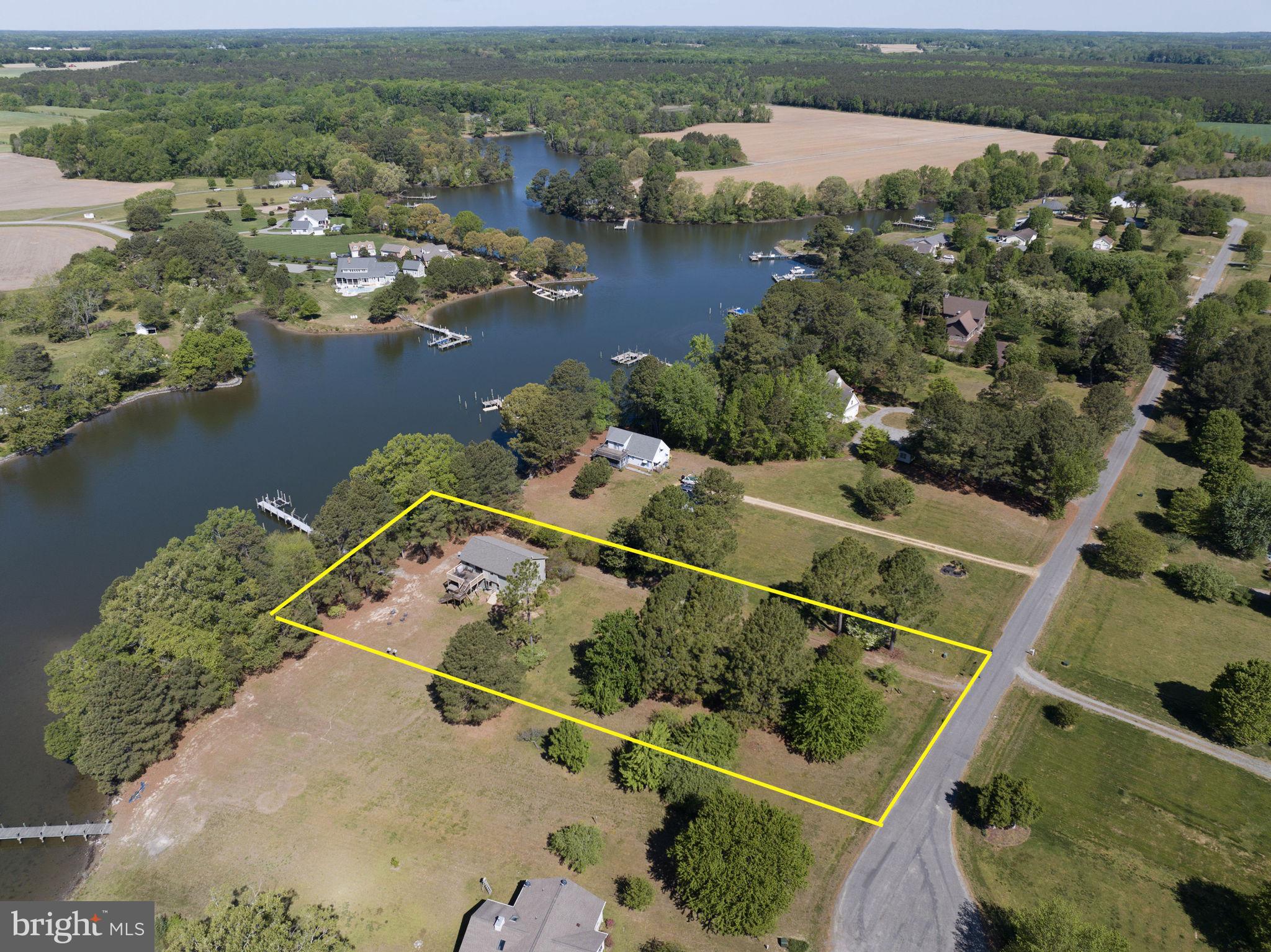 33 Lagrange Avenue Kilmarnock, VA 22482 - Photo 37 of 84 Scenic waterfront property with lush greenery.