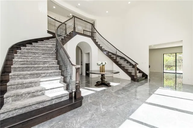 a view of entryway and hall