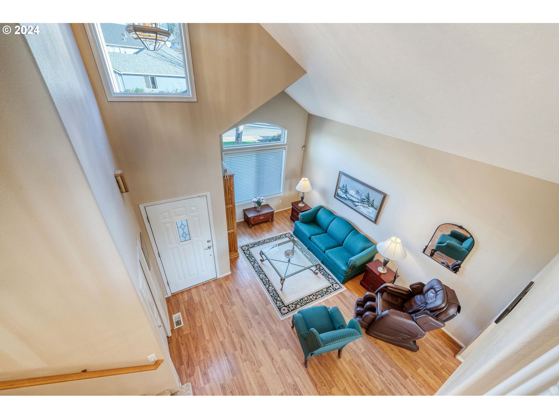 2278 33rd Street Springfield, OR 97477 - Photo 19 of 41 a living room with furniture and a wooden floor