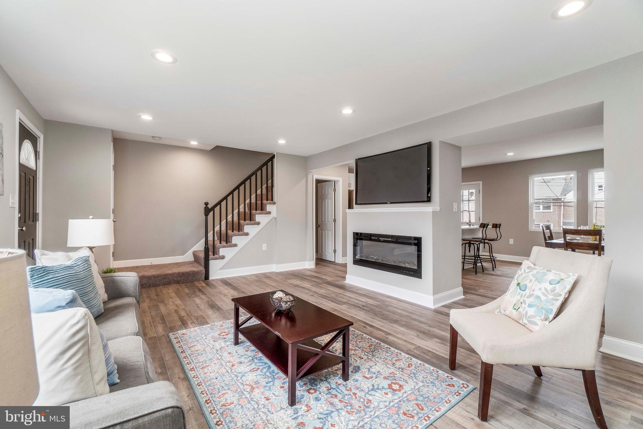 1340 Crofton Road Baltimore, MD 21239 - Photo 1 of 41 Living Room with Electric Fireplace