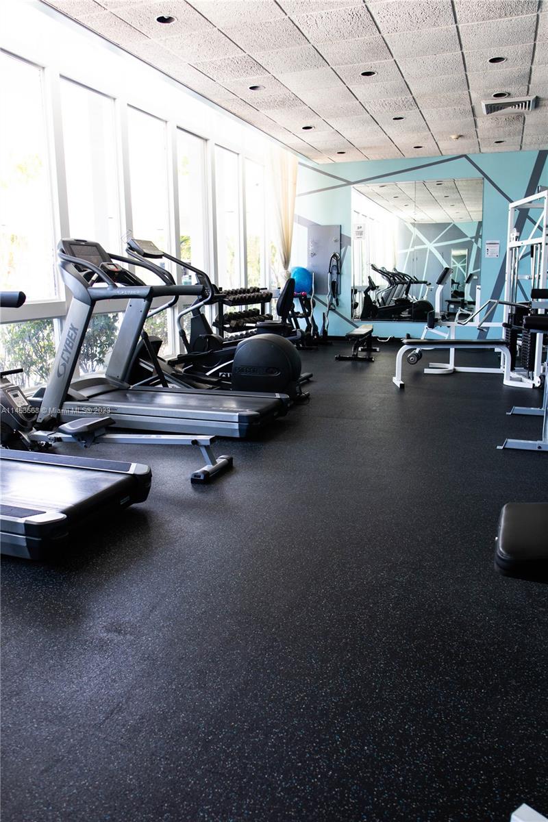 North Beach Miami Beach, FL 33141 - Photo 29 of 30 a view of a room with gym equipment