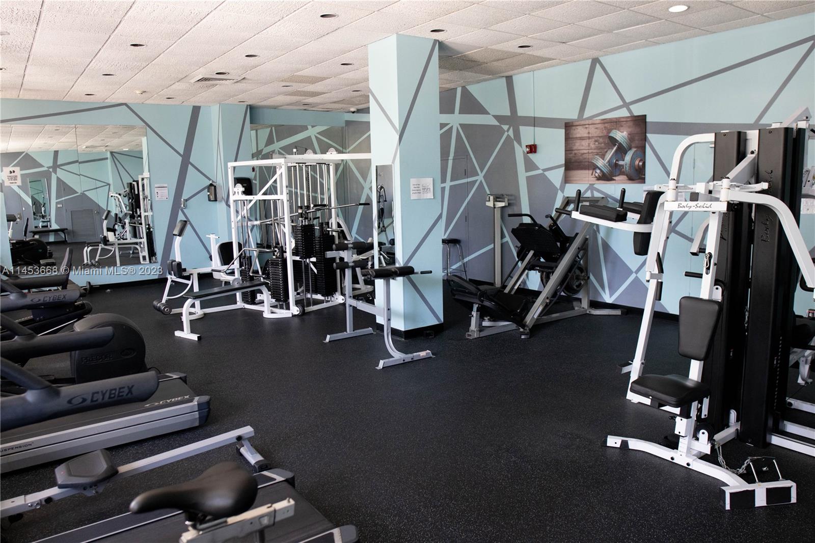 North Beach Miami Beach, FL 33141 - Photo 30 of 30 a view of a room with gym equipment