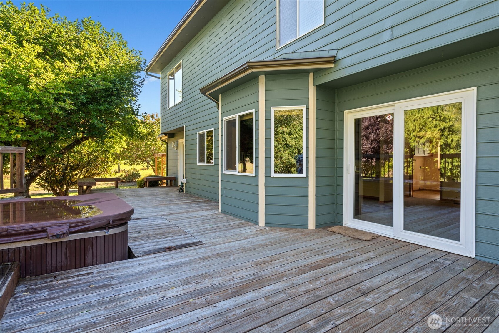 125 Mill Creek Road Raymond, WA 98577 - Photo 36 of 40 a view of outdoor space and deck