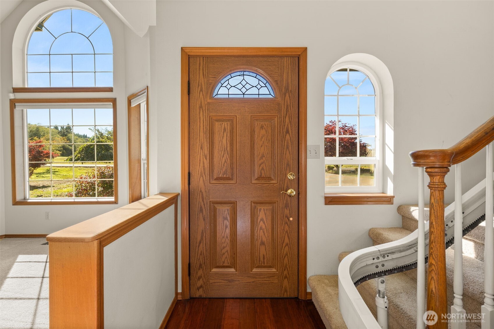 125 Mill Creek Road Raymond, WA 98577 - Photo 9 of 40 a view of an entryway with wooden floor