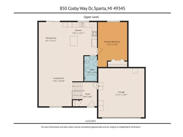 $345,000 | 850 Cosby Way Drive, Sparta, MI 49345