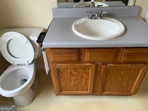 5793 Wind Gate Lane Lithonia, GA 30058 - Photo 10 of 24 a bathroom with a sink and mirror