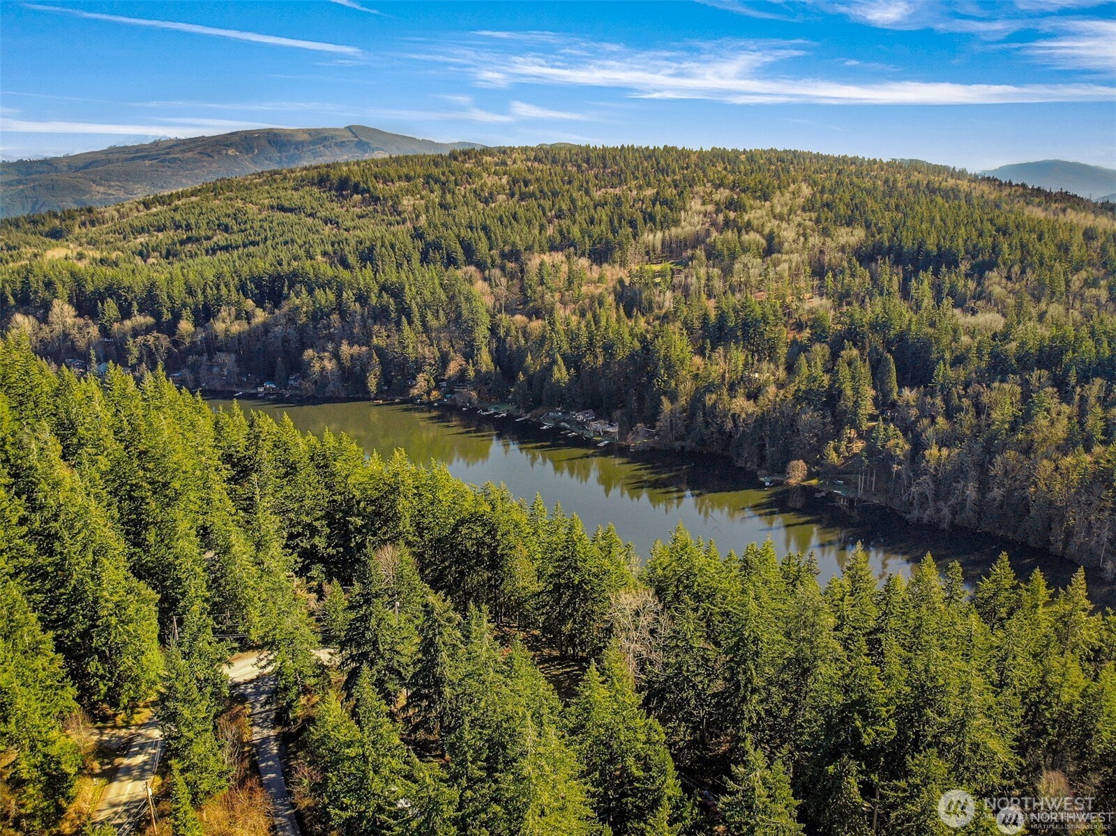 4220 Bray Way Bellingham, WA 98226 - Photo 9 of 9 a view of a lake with mountains in the background