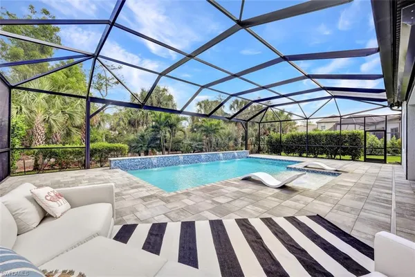 a view of a backyard of a house