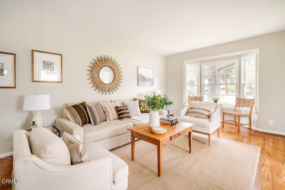 126 West Pine Street Altadena, CA 91001 - Photo 2 of 21 a living room with furniture and a wooden floor