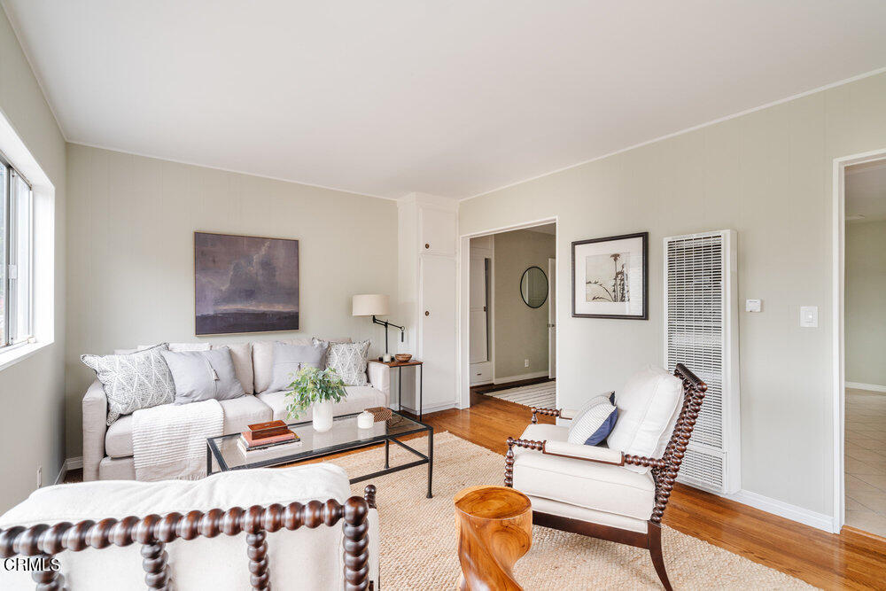 126 West Pine Street Altadena, CA 91001 - Photo 10 of 21 a living room with furniture and a wooden floor