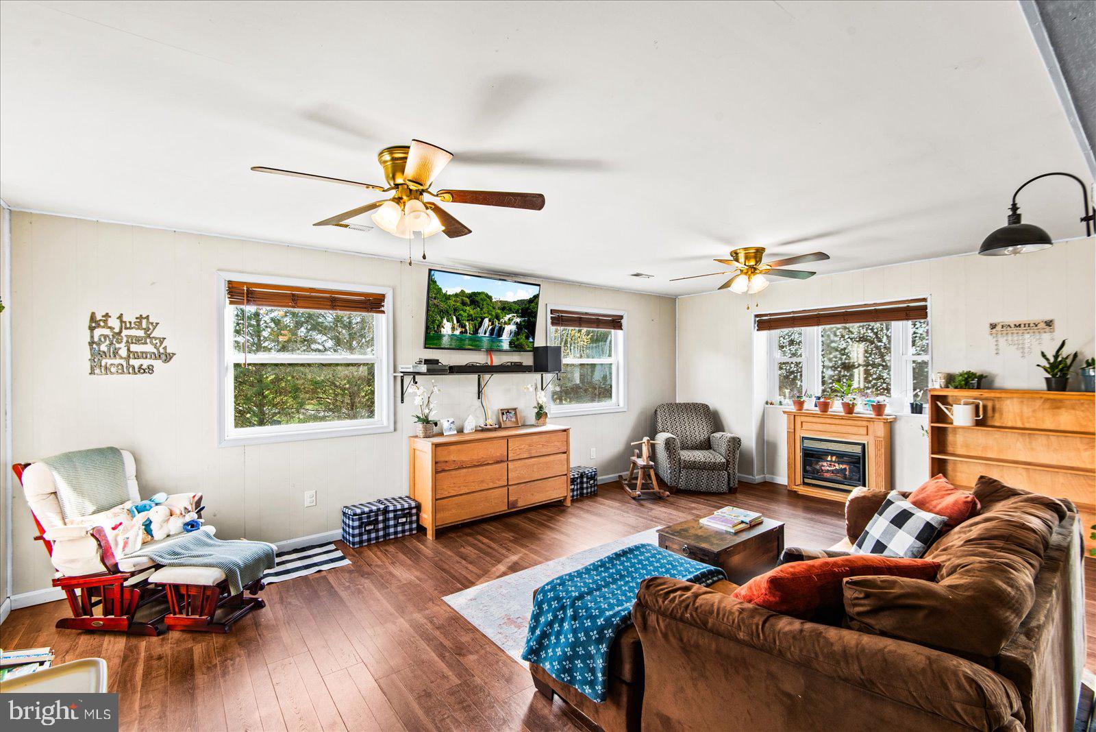 23165 Fork Bridge Road Milford, VA 22514 - Photo 13 of 51 a living room with furniture and a fireplace