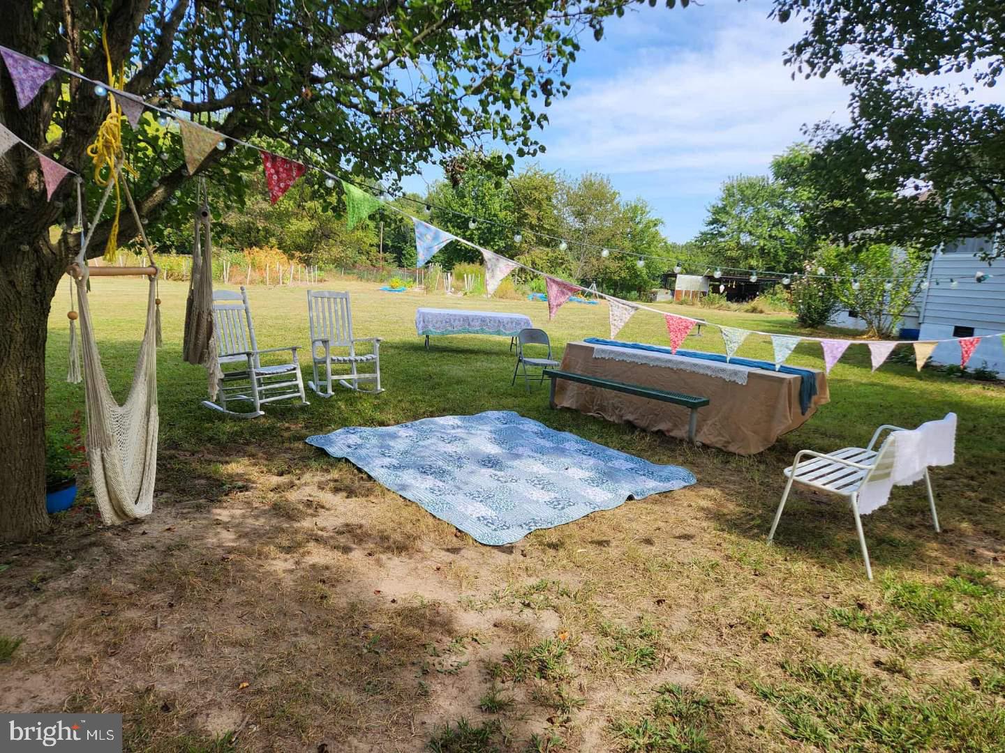 23165 Fork Bridge Road Milford, VA 22514 - Photo 49 of 51 a backyard of a house with table and chairs