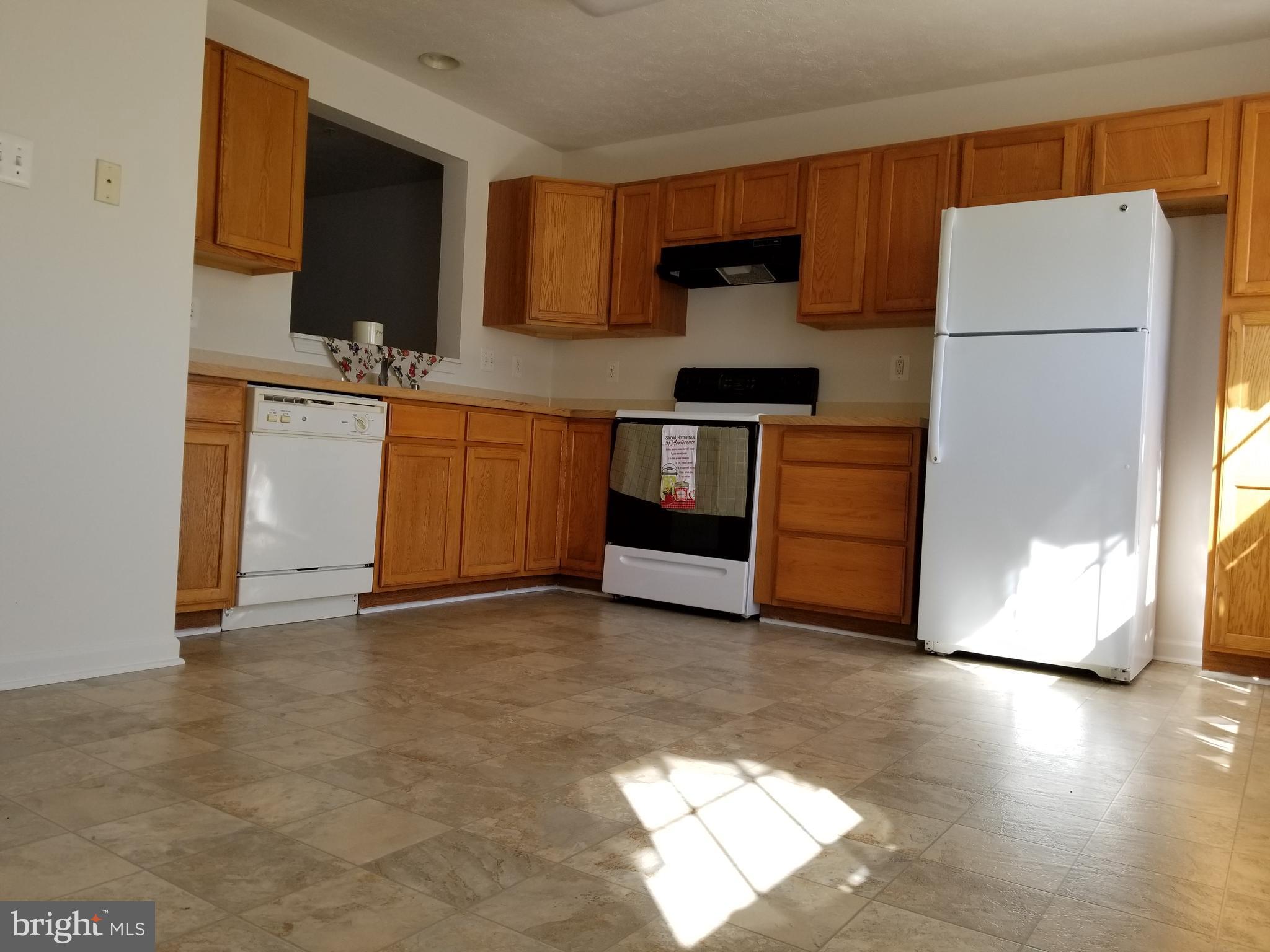 9736 Selfridge Road Baltimore, MD 21220 - Photo 5 of 35 a kitchen with a refrigerator sink and cabinets