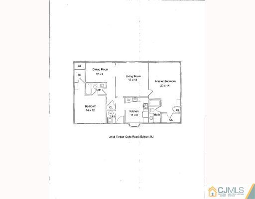 0 Timber Oaks Road Edison, NJ 08820 - Photo 9 of 10 a picture of a floor plan