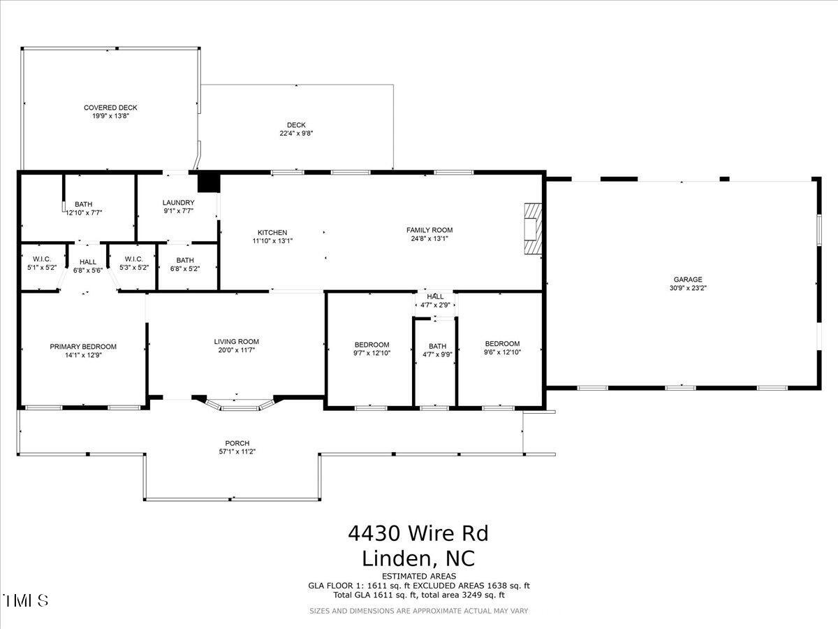 4430 Wire Road Linden, NC 28356 - Photo 40 of 40 01-4430 Wire Rd Floor Plan-2