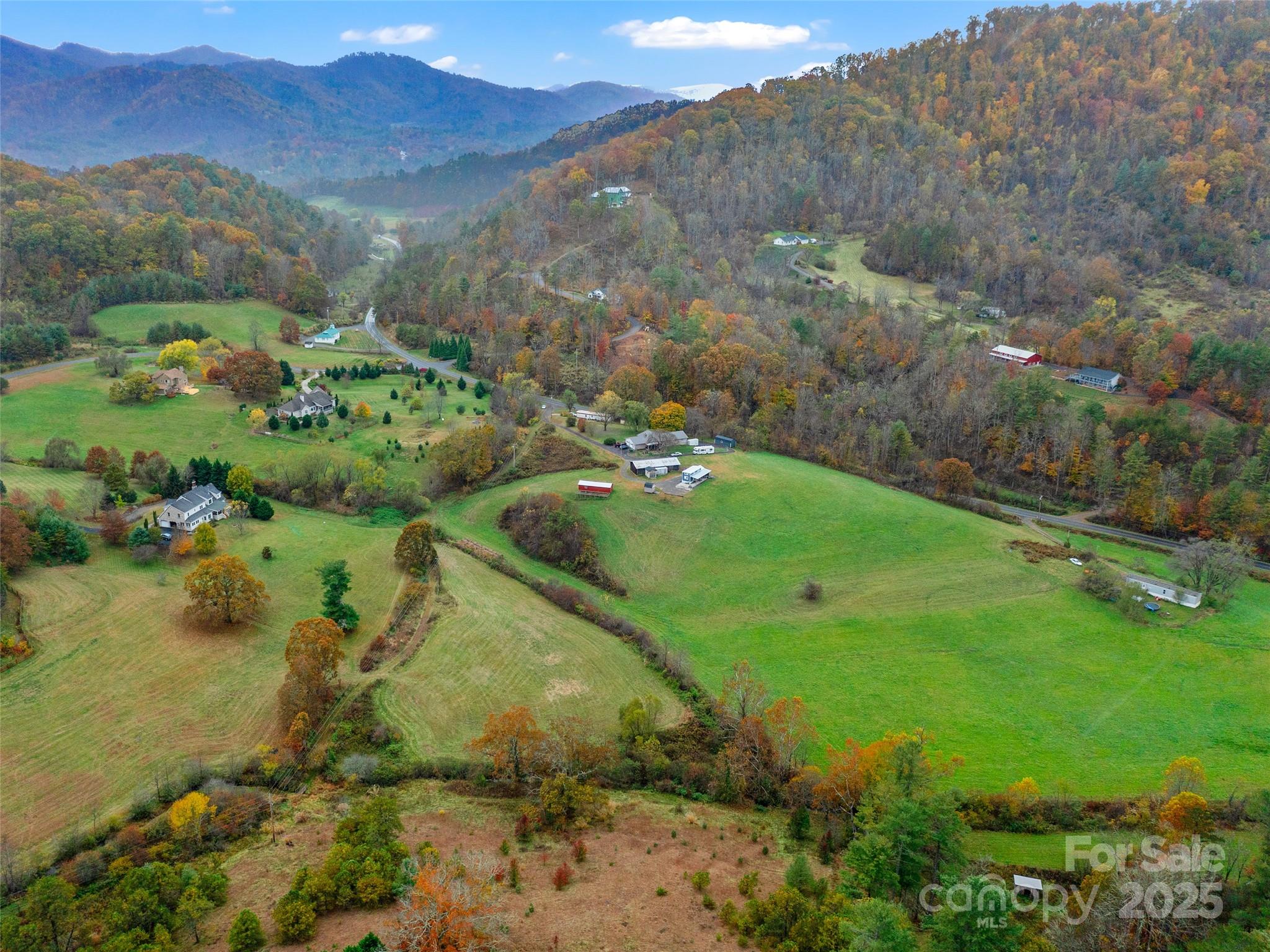 1659 Holcombe Branch Road Weaverville, NC 28787 - Photo 2 of 31 a view of a lush green hillside and houses