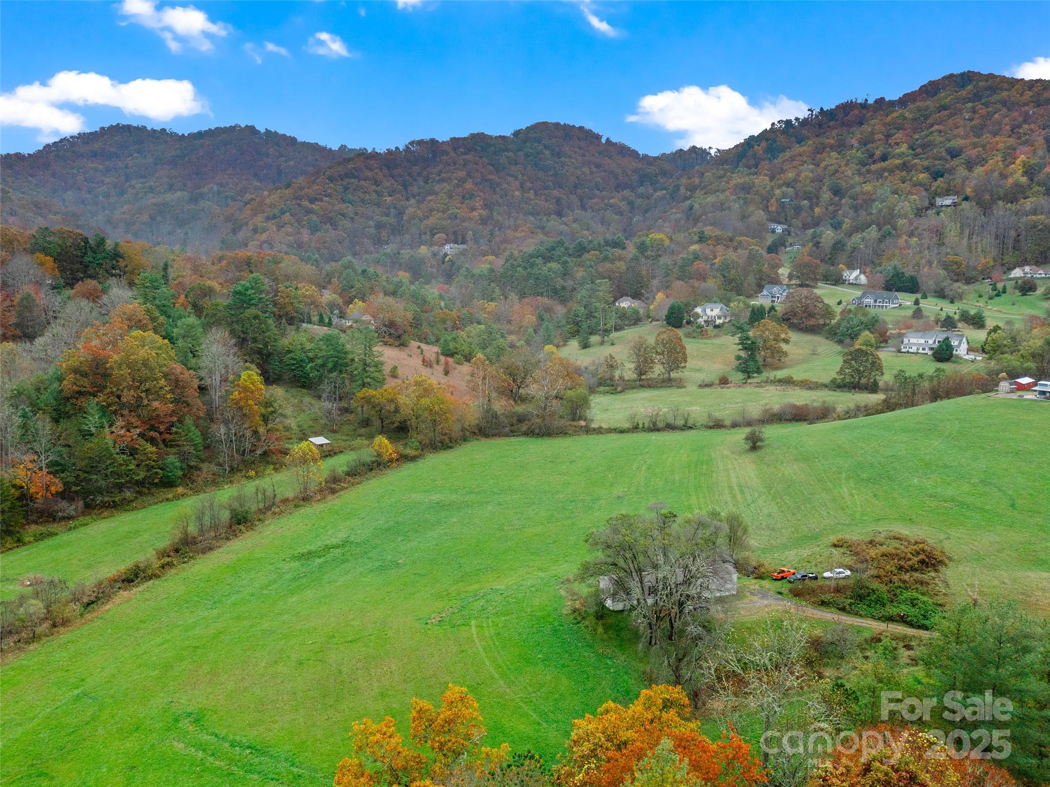 1659 Holcombe Branch Road Weaverville, NC 28787 - Photo 27 of 31 a view of a lush green hillside and houses
