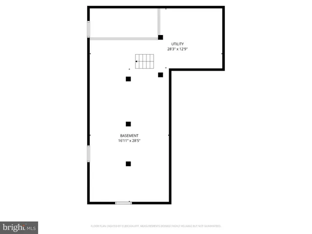 a picture of a bench in a white wall