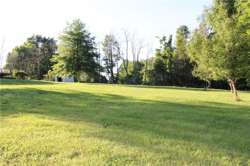 Over an acres of ground comes with this property