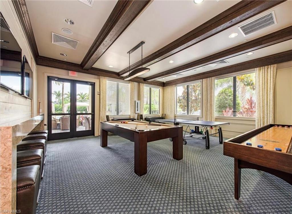 13628 Mandarin Circle Naples, FL 34109 - Photo 44 of 48 a room with pool table and glass windows