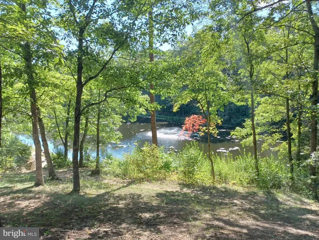 a view of a backyard with sitting area and an umbrella