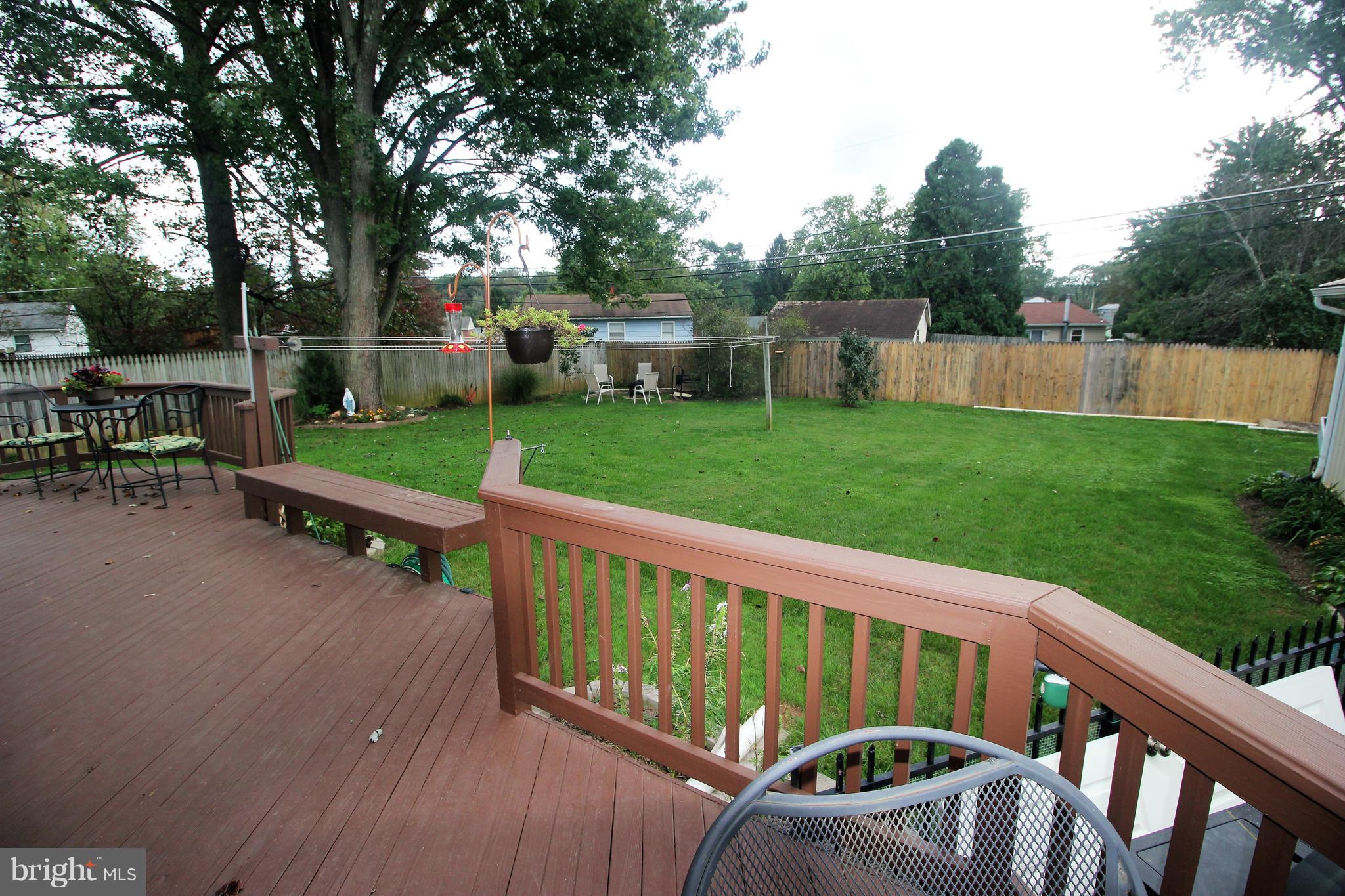 310 Janet Road Reisterstown, MD 21136 - Photo 9 of 34 Deck and Rear Yard