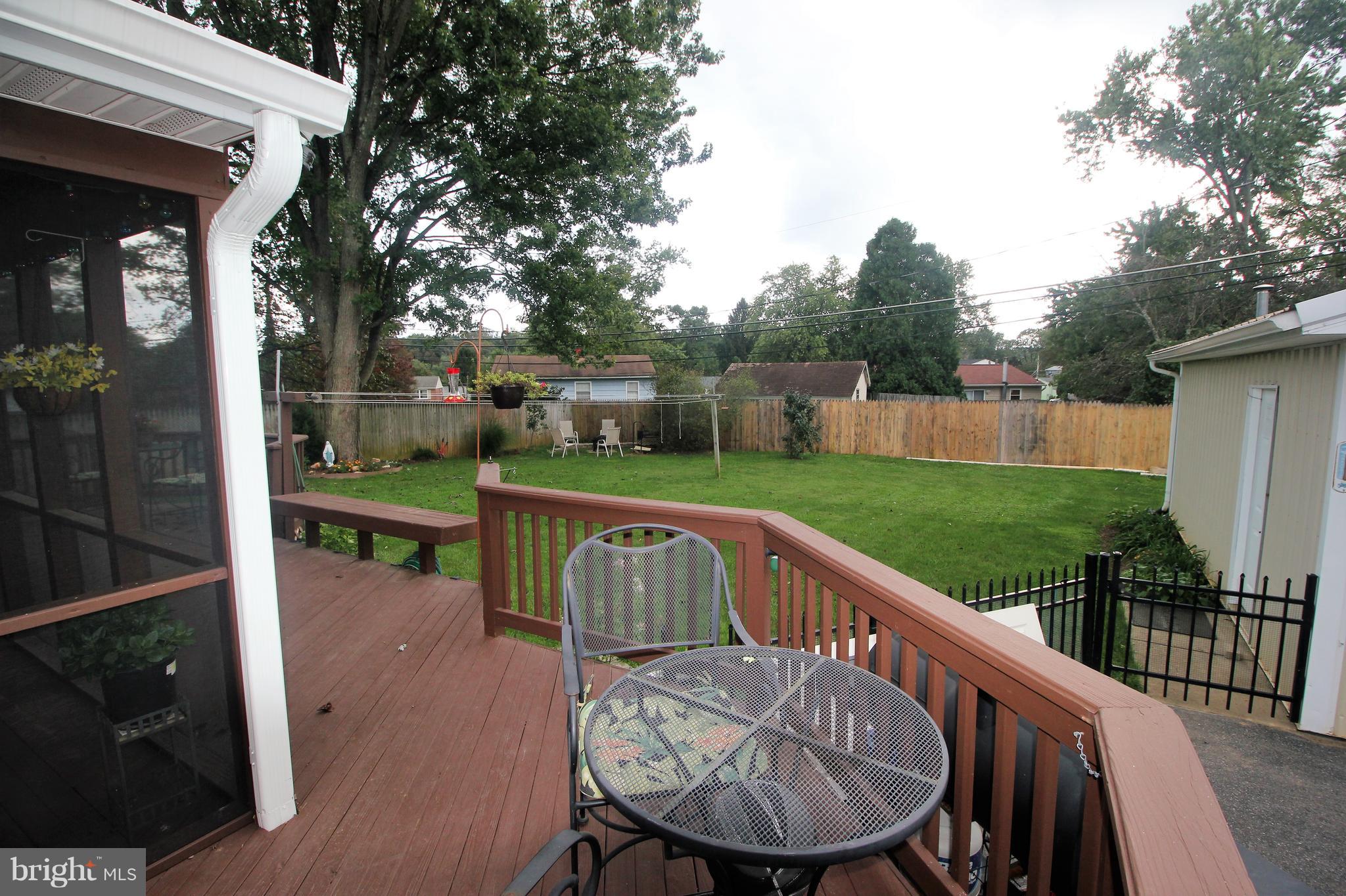 310 Janet Road Reisterstown, MD 21136 - Photo 10 of 34 Deck and Rear Yard