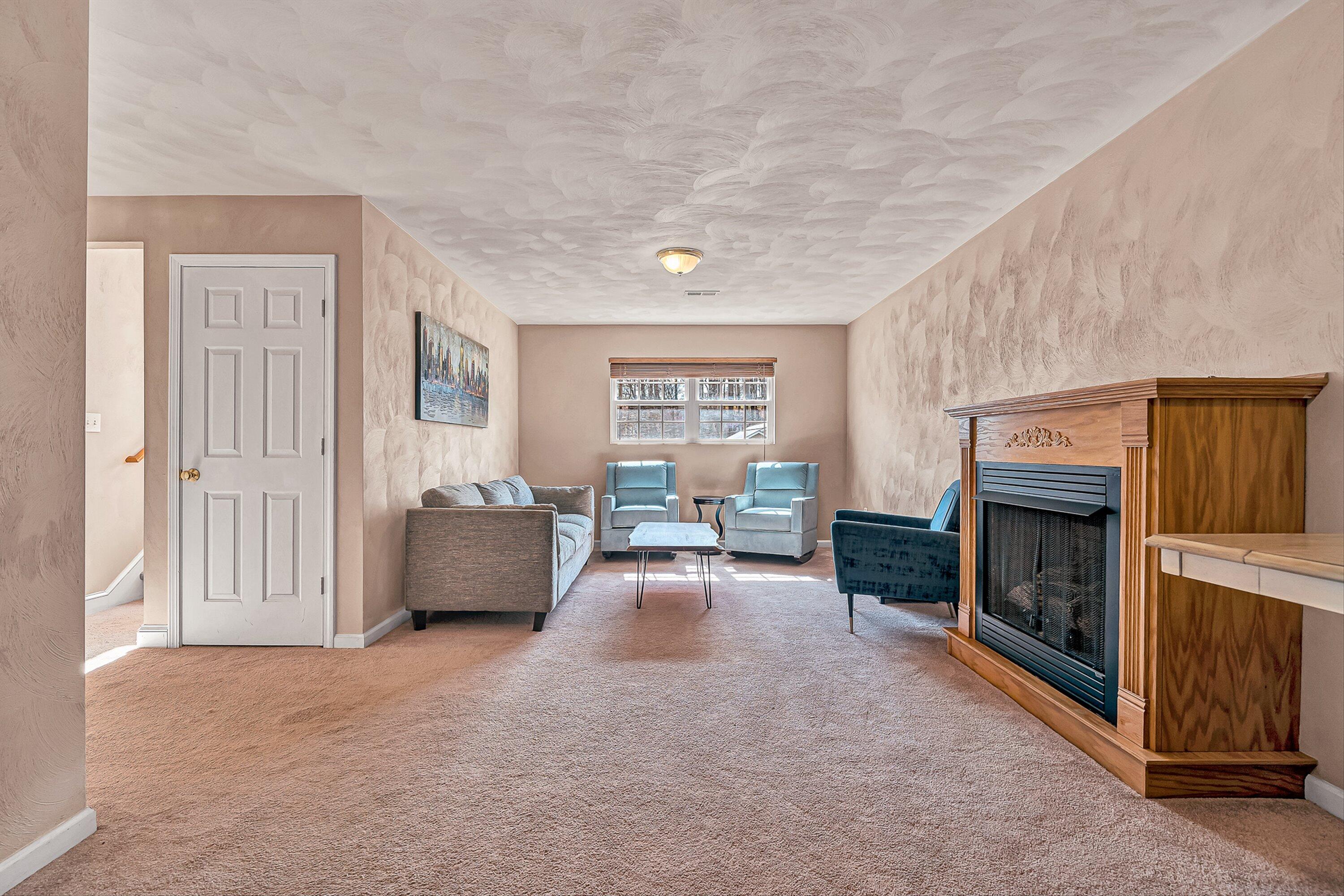 4219 Daugherty Road Salem, VA 24153 - Photo 21 of 28 a living room with furniture and a fireplace