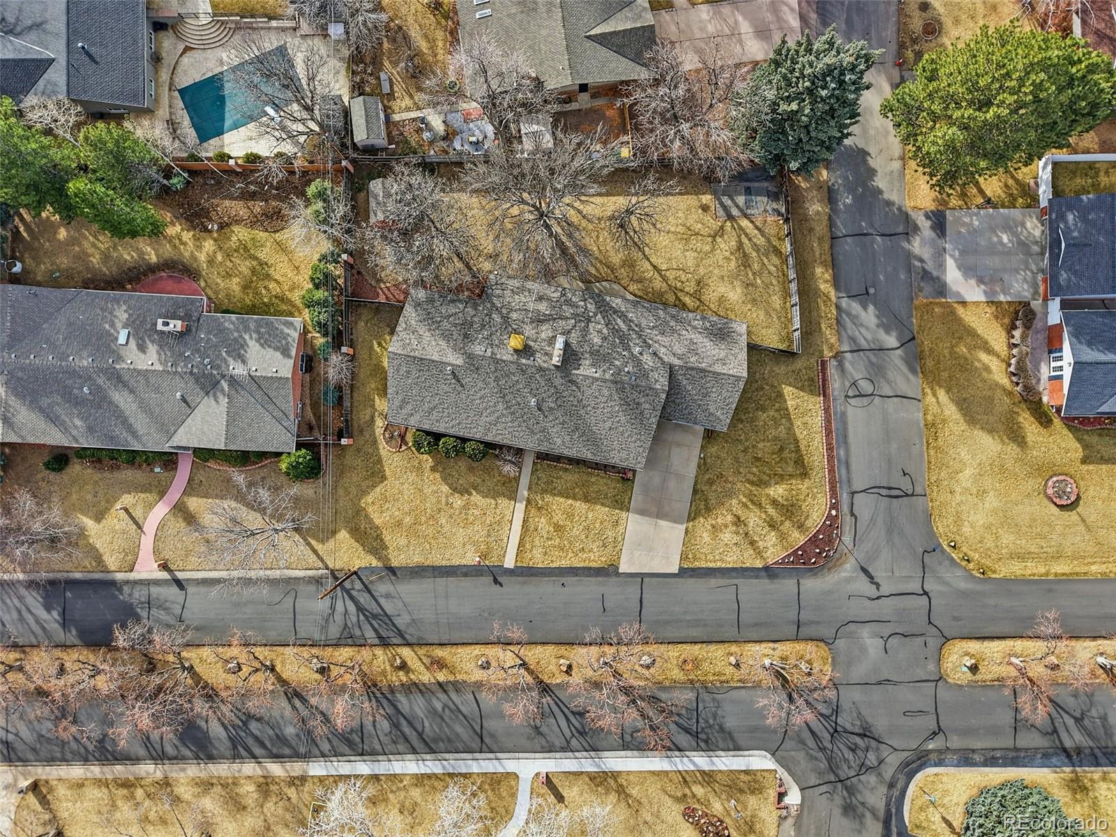 3095 Crabapple Road Golden, CO 80401 - Photo 48 of 50 an aerial view of a house with a yard