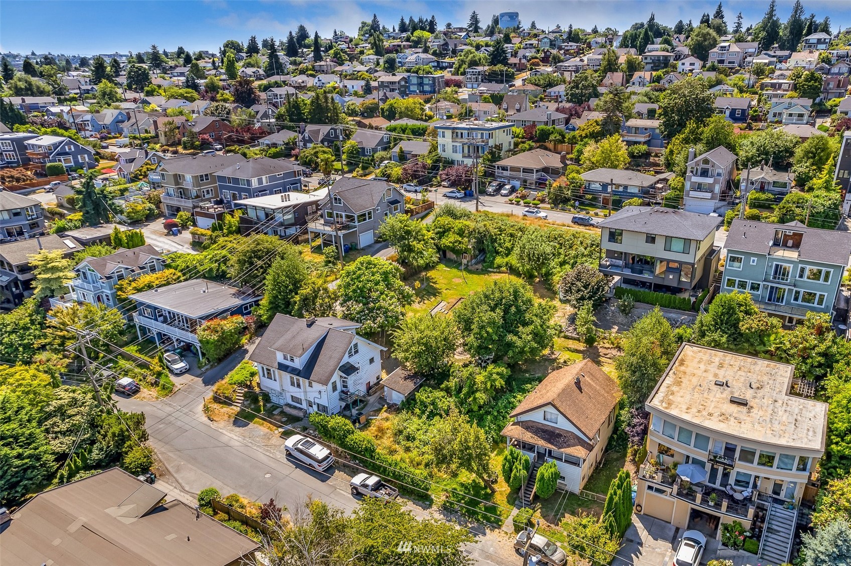 3402 Southwest Spokane Street Seattle, WA 98126 - Photo 29 of 30 an aerial view of residential houses with outdoor space