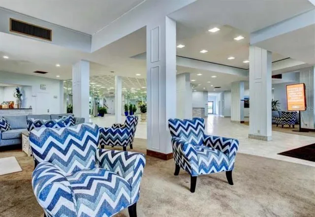 a view of a city from a balcony