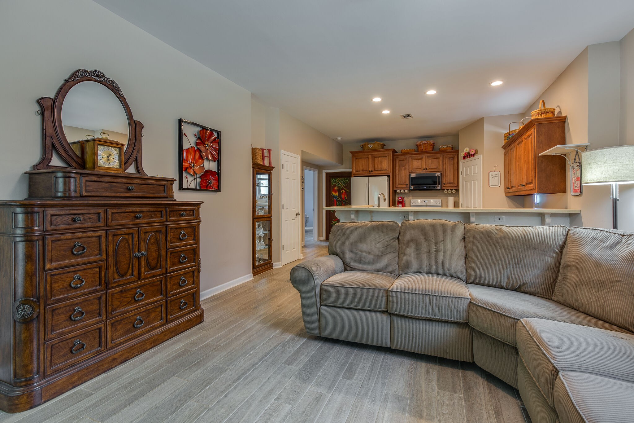 9953 Spring Creek Road Bon Aqua, TN 37025 - Photo 3 of 26 a living room with furniture and wooden floor