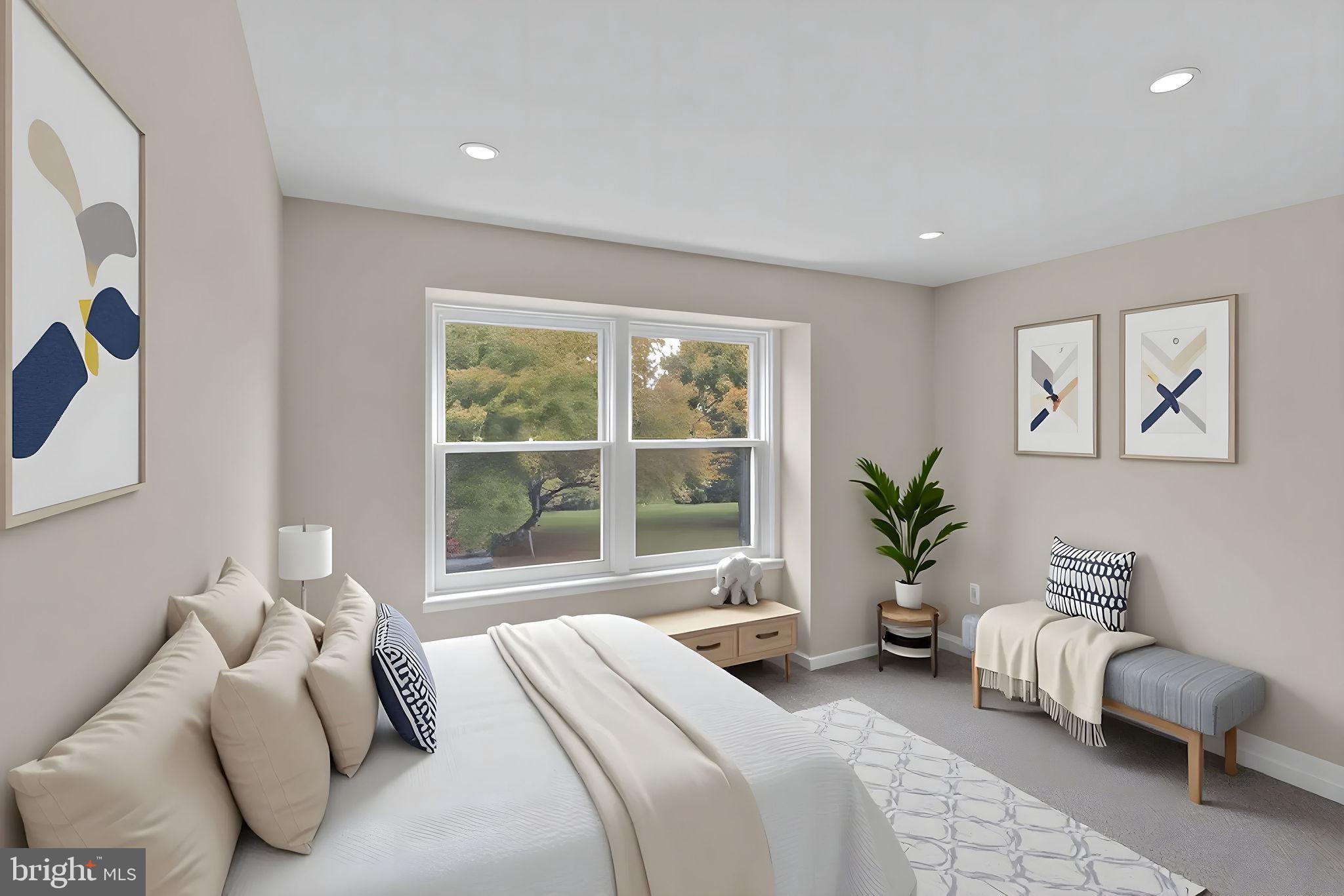 2158 Green Ridge Drive Warrington, PA 18976 - Photo 22 of 34 a bedroom with furniture and a large window