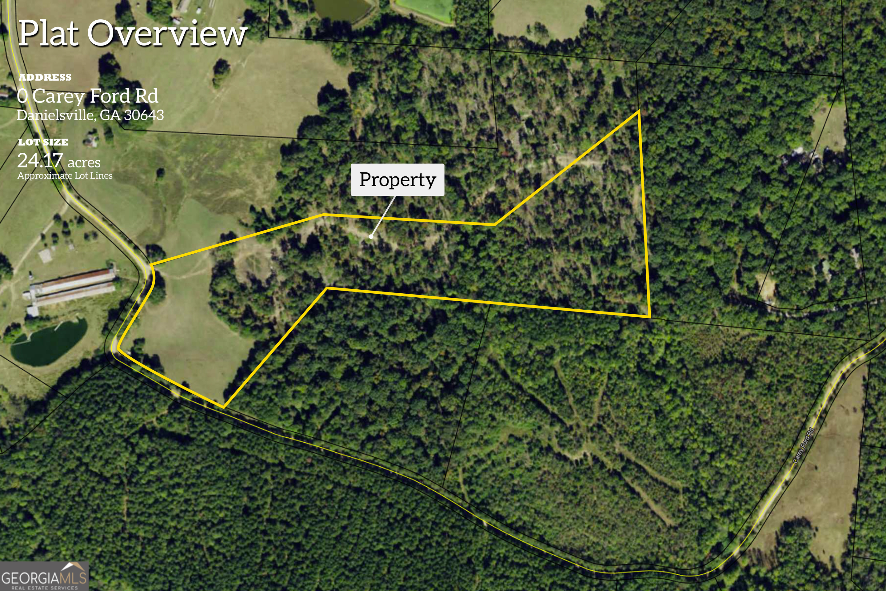 0 Carey-Ford Road Danielsville, GA 30633 - Photo 32 of 33 a picture of a street