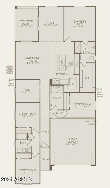 24379 West Ripple Road Buckeye, AZ 85326 - Photo 30 of 30 Floor Plan
