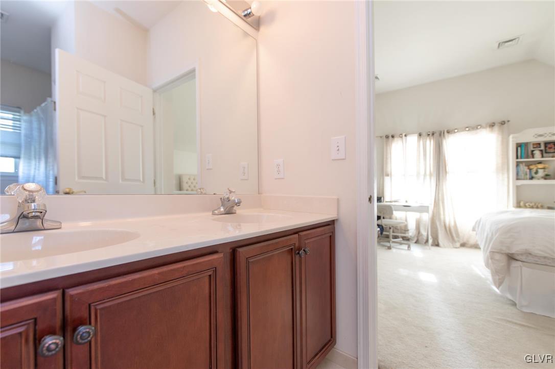 580 Rockbridge Road Nazareth, PA 18064 - Photo 20 of 30 a en suite bathroom with a sink and a mirror