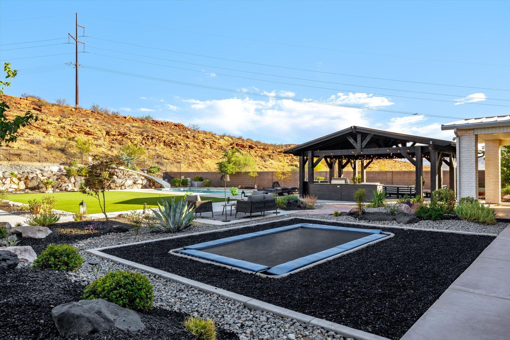 4103 South Little Valley Road St. George, UT 84790 - Photo 82 of 105 Trampoline area